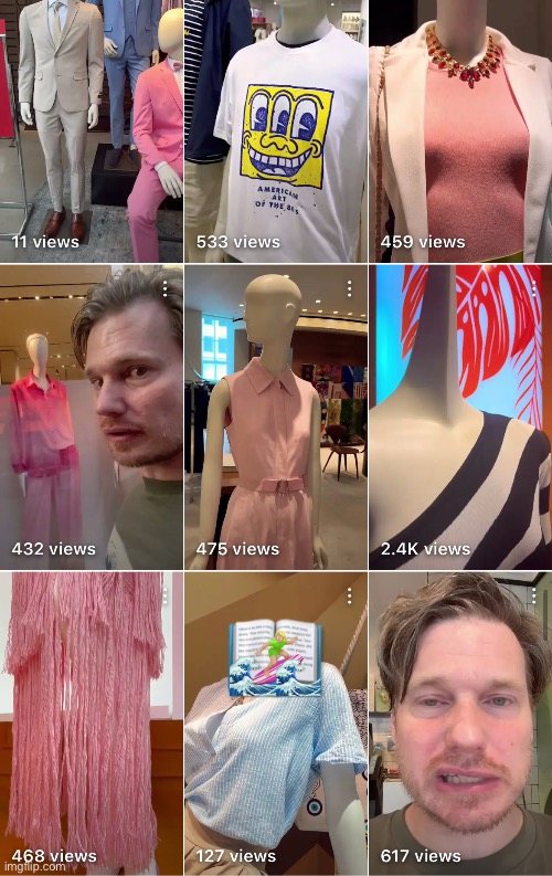 Pretty Much in PinK | image tagged in fashion,bergdorf goodman,saks fifth avenue,uniqlo,kollage,brian einersen | made w/ Imgflip meme maker