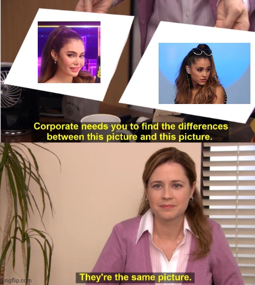 Is it just me or does the girl from the Bet88 ad look like Ariana Grande | image tagged in memes,they're the same picture,ads,gambling,philippines,ariana grande | made w/ Imgflip meme maker