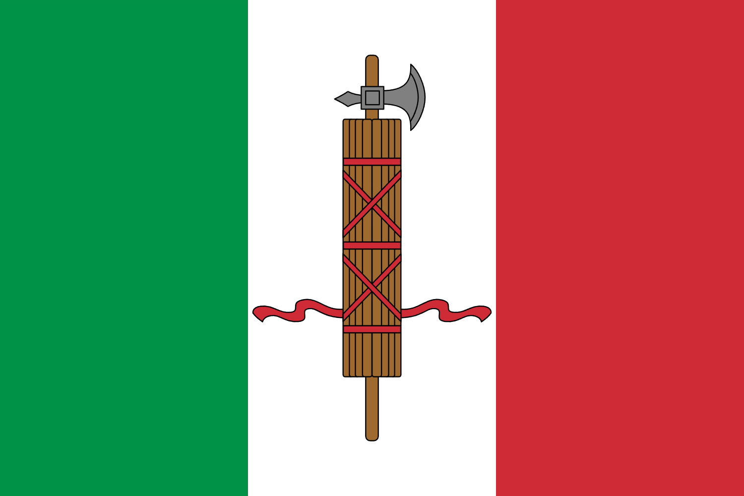 Flag of Italian-fascism Blank Meme Template