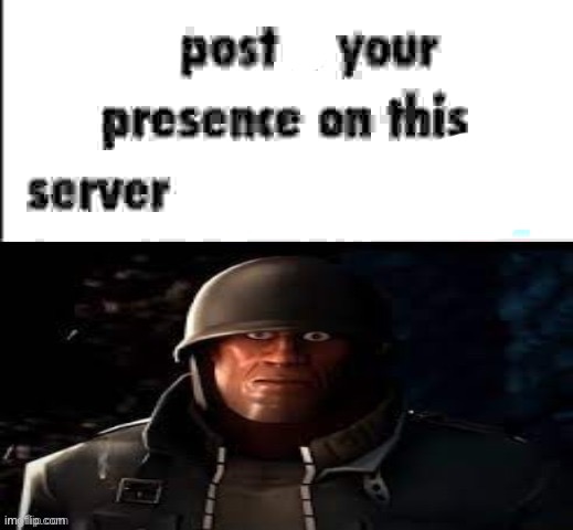 Post your presence on this server | image tagged in repost if your presence on this server is not necessary | made w/ Imgflip meme maker