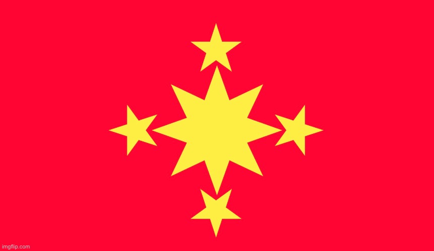 The flag of the Bloodhawkian Empire | made w/ Imgflip meme maker