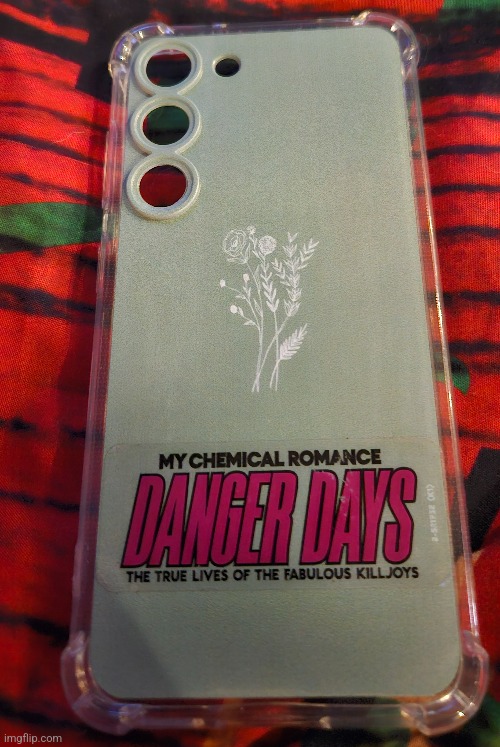 Gmail, this is my phone case, also my Danger Days sticker | made w/ Imgflip meme maker