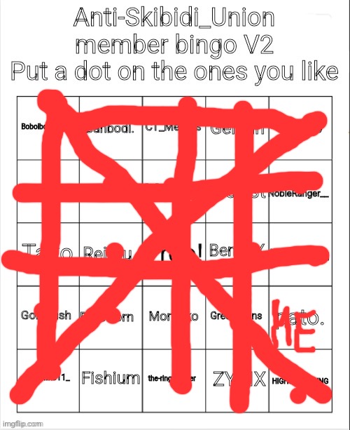 For now i fw gelatin | image tagged in anti-skibidi_union member bingo v2 | made w/ Imgflip meme maker