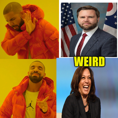 The Realy Weird Person | WEIRD | image tagged in memes,drake hotline bling | made w/ Imgflip meme maker