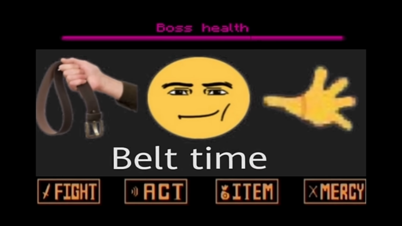 Belt time Blank Meme Template