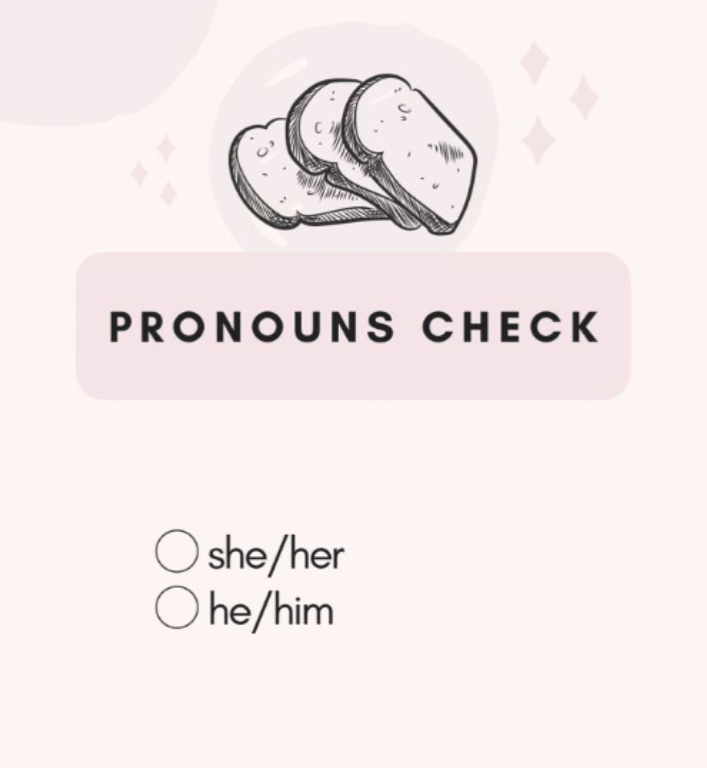 High Quality Accurate pronouns check Blank Meme Template