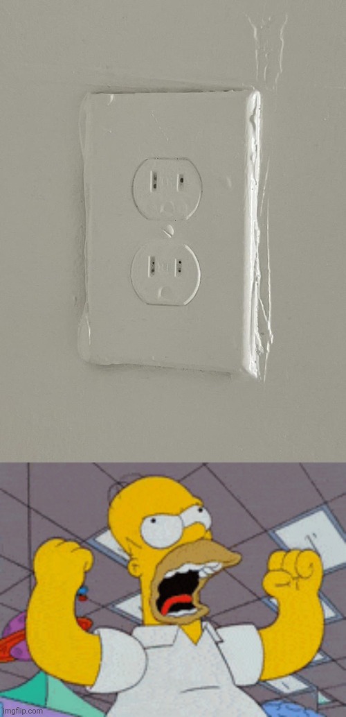 Outlet | image tagged in curse you mark zuckerberg,outlet,socket,wall,you had one job,memes | made w/ Imgflip meme maker