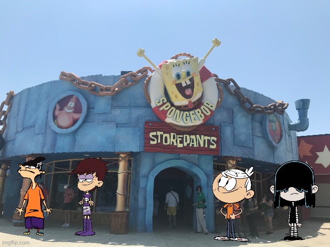 Edd and Luna's Visit | image tagged in spongebob squarepants,nickelodeon,the loud house,ed edd n eddy,lincoln loud,cartoon network | made w/ Imgflip meme maker