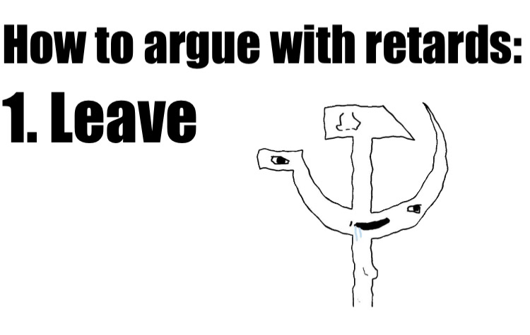 High Quality How to argue with retards Blank Meme Template