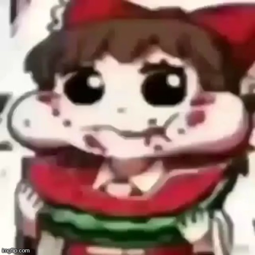eatid a watermelns | made w/ Imgflip meme maker