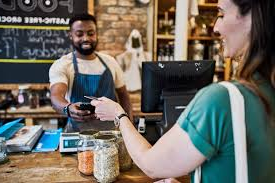 Woman Using Credit Card Blank Meme Template