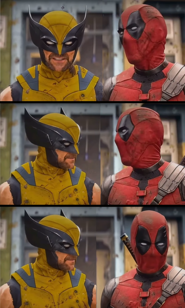 Deadpool and Wolverine Blank Meme Template