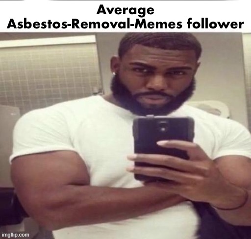 Go follow him | Average Asbestos-Removal-Memes follower | image tagged in l event | made w/ Imgflip meme maker