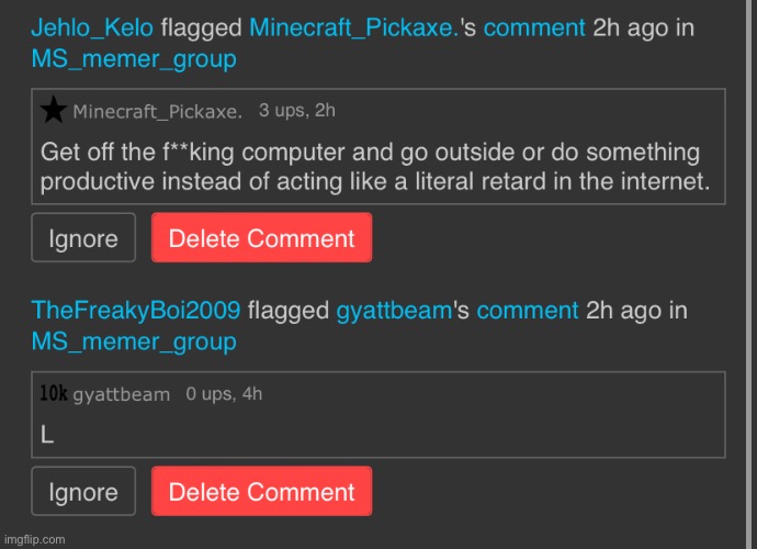 i’m gonna be real if you flag stuff you don’t like you’re a snowflake | made w/ Imgflip meme maker