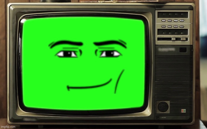 Retro TV Green Screen | image tagged in retro tv green screen | made w/ Imgflip meme maker