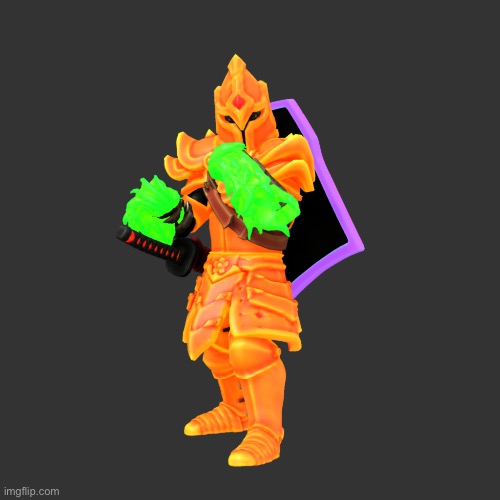 I had a mental breakdown a couple minutes ago but have this cool forge of Xander with his Phosphorus Gauntlets! | made w/ Imgflip meme maker