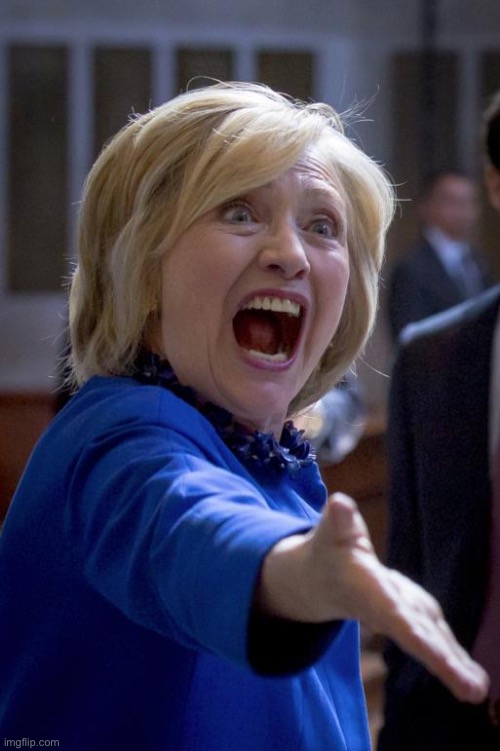 Outraged Hillary | image tagged in outraged hillary | made w/ Imgflip meme maker