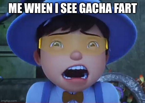 Shocked Boboiboy Solar | ME WHEN I SEE GACHA FART | image tagged in shocked boboiboy solar,boboiboy solar,solar,shocked,monsta | made w/ Imgflip meme maker