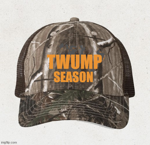 Twump Season cap | TWUMP; SEASON | image tagged in trump vance,harris wals,hunting cap,realtree cap,twump season,maga mockery | made w/ Imgflip meme maker