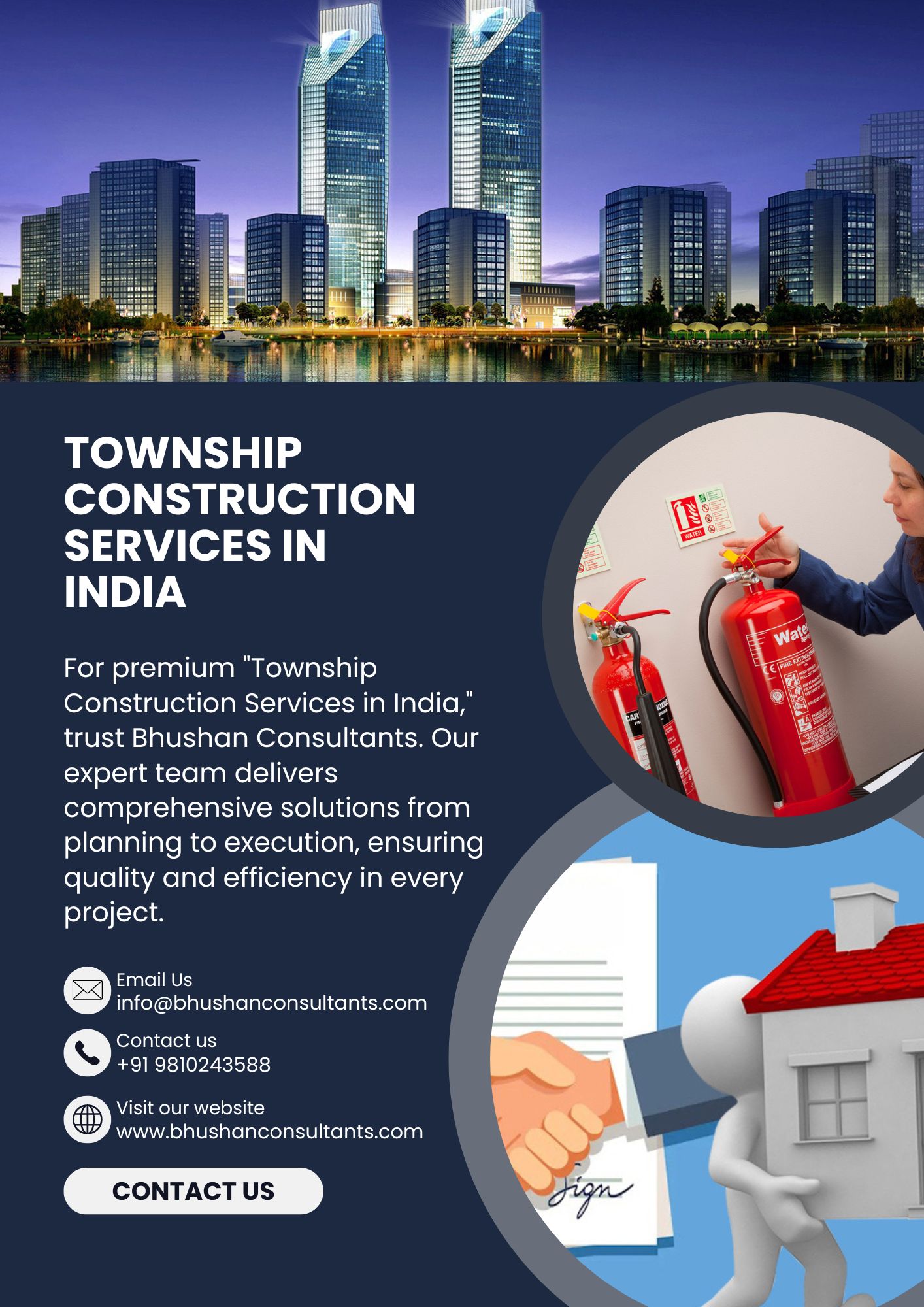 Township Construction Services in India Blank Meme Template