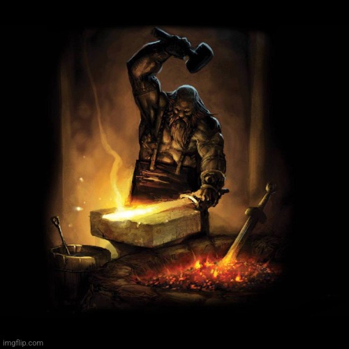 Blacksmith | image tagged in blacksmith | made w/ Imgflip meme maker