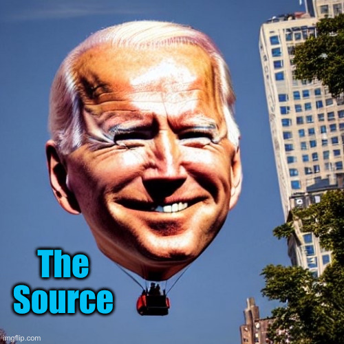 Hot Joe Balloon | The Source | image tagged in hot joe balloon | made w/ Imgflip meme maker