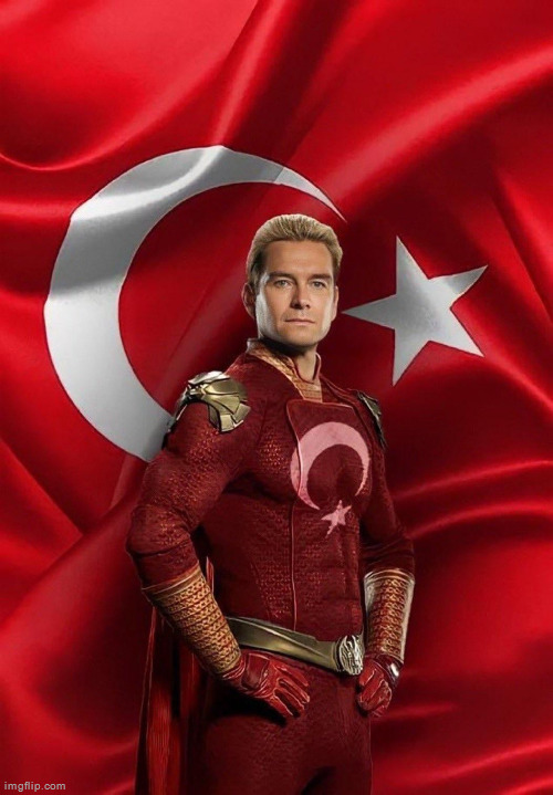 Haramlander | image tagged in turkish homelander for absolutely zero reason | made w/ Imgflip meme maker