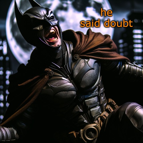 he said doubt | made w/ Imgflip meme maker