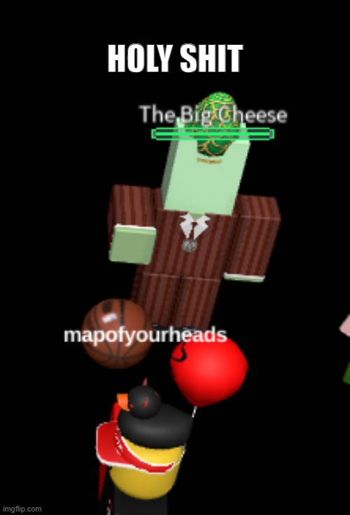 HES BALLING | HOLY SHIT | image tagged in roblox,the normal elevator | made w/ Imgflip meme maker