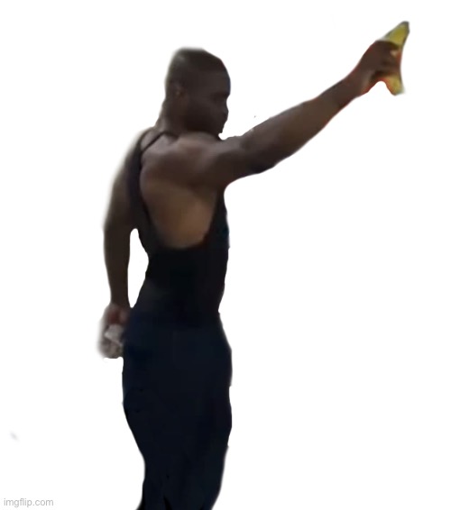 George Floyd holding banana | image tagged in george floyd holding banana | made w/ Imgflip meme maker