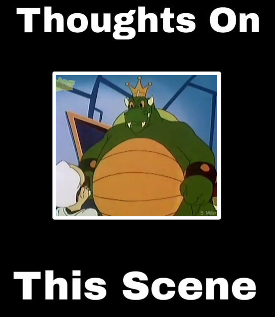 thick bowser scene Blank Meme Template