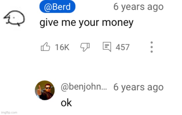 Ok | made w/ Imgflip meme maker