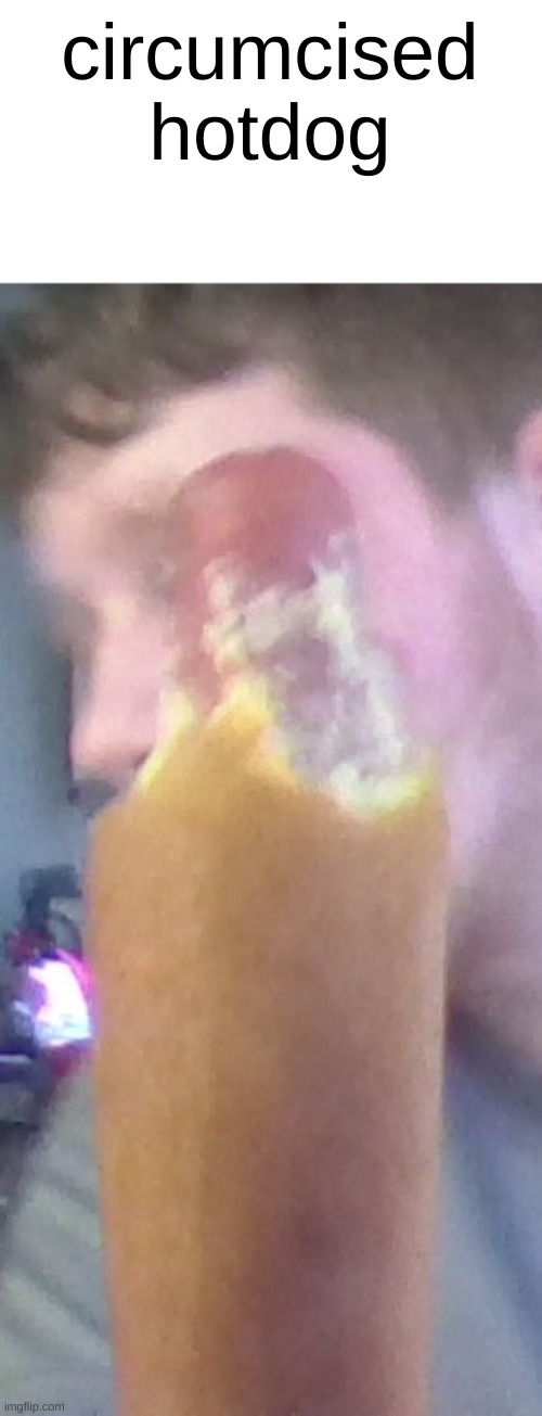 circumcised hotdog | image tagged in treeeeeeeeeeeeeeeeeeeeeeee | made w/ Imgflip meme maker