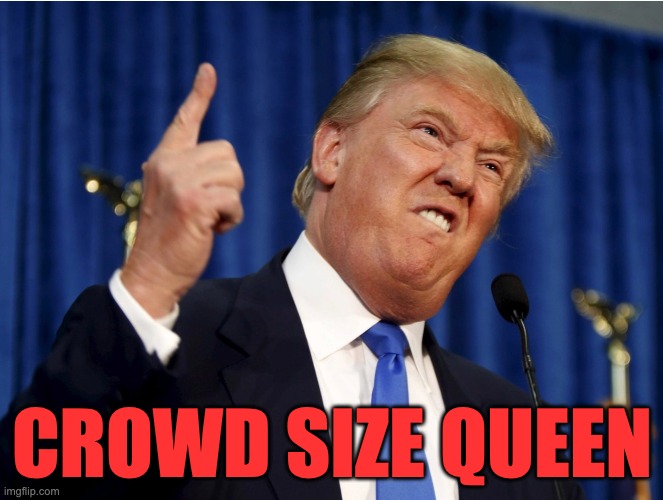 CROWD SIZE QUEEN | CROWD SIZE QUEEN | made w/ Imgflip meme maker