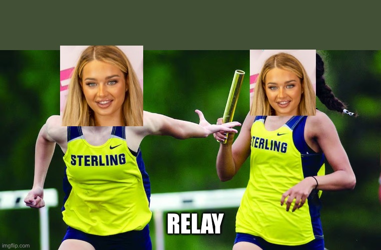 Lucinda Relay | RELAY | image tagged in accent | made w/ Imgflip meme maker