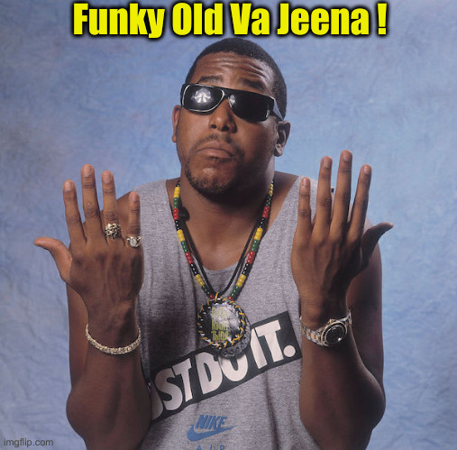 tone loc | Funky Old Va Jeena ! | image tagged in tone loc | made w/ Imgflip meme maker