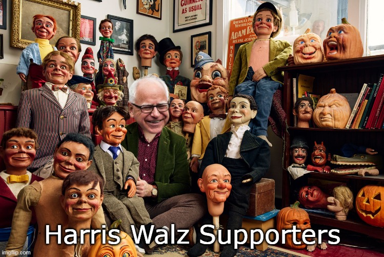 Harris Walz Supporters | made w/ Imgflip meme maker