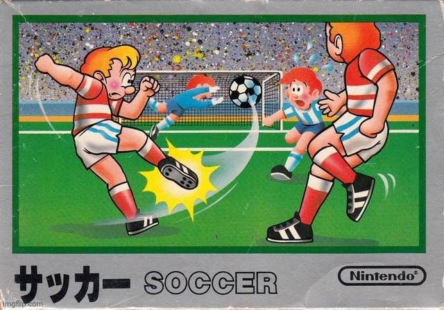 Famicom soccer | image tagged in famicom soccer | made w/ Imgflip meme maker