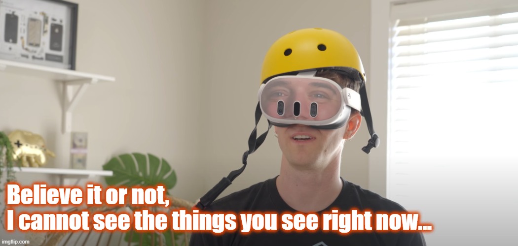 Believe it or not | Believe it or not,
I cannot see the things you see right now... | image tagged in believe it or not,linus,sad linus | made w/ Imgflip meme maker