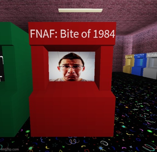 image tagged in roblox,fnaf,1984 | made w/ Imgflip meme maker