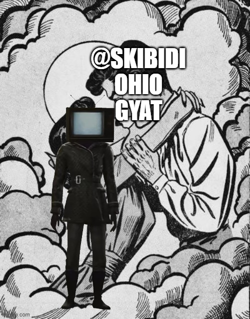 couple in love.. | @SKIBIDI
OHIO
GYAT | image tagged in couple in love | made w/ Imgflip meme maker