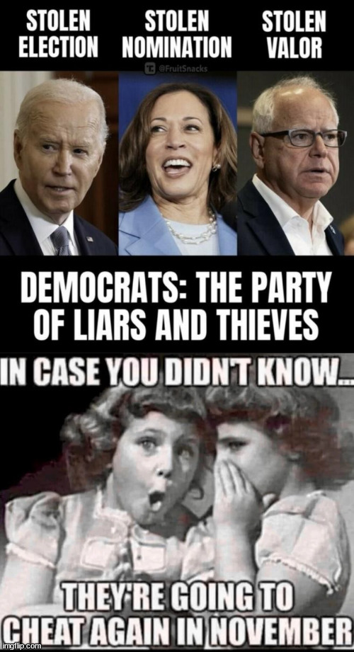 They stole the last one and they're going to have to steal this one... | image tagged in democrats,election stealing,criminals | made w/ Imgflip meme maker