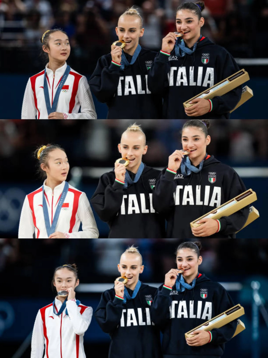 High Quality olympics biting medal Blank Meme Template