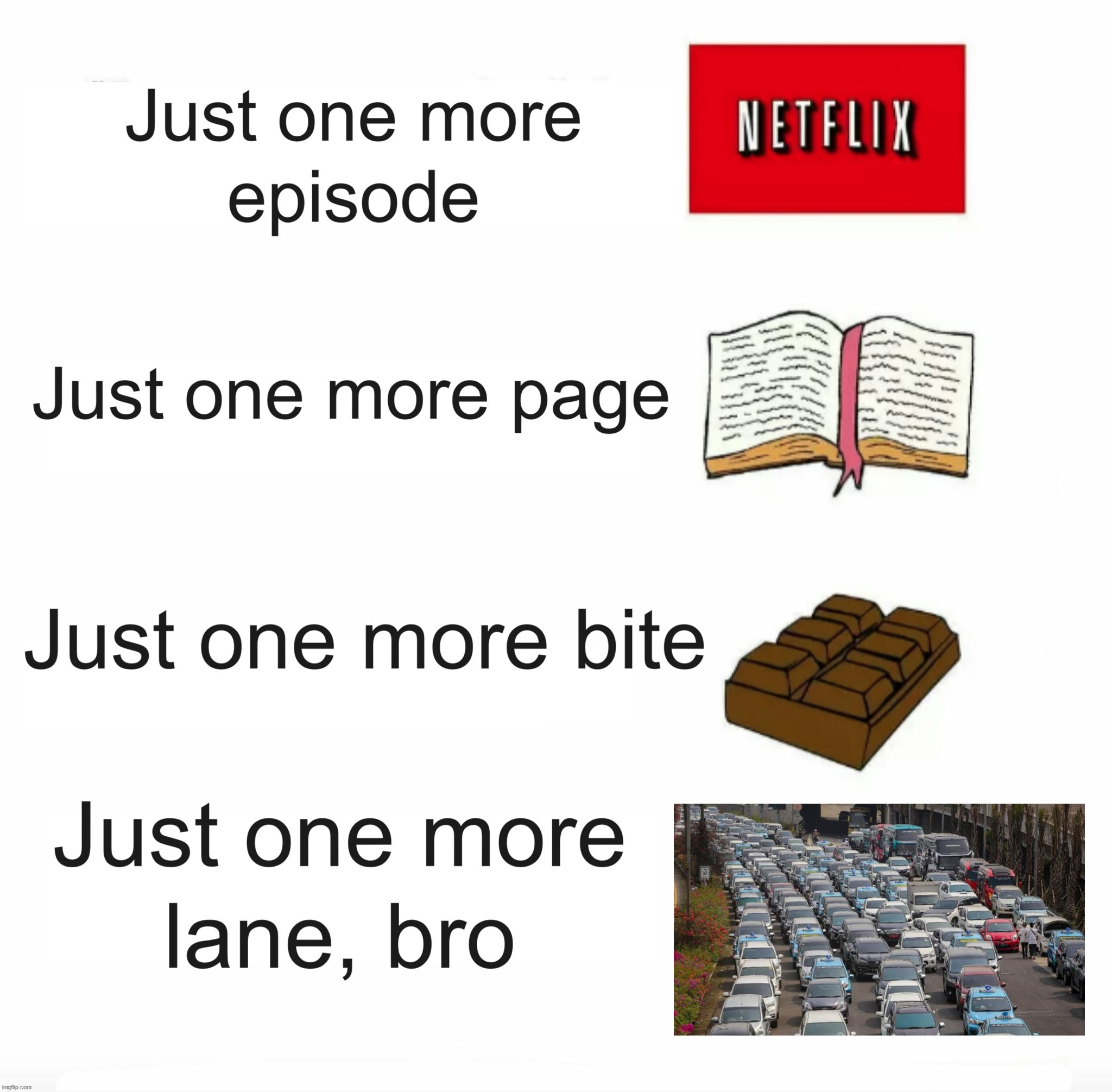 oNe MoRe LaNe WiLL fiKs iT | image tagged in traffic jam,city,road,policy,modern problems require modern solutions,just one more | made w/ Imgflip meme maker