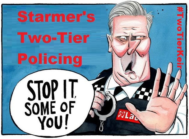 Starmer Policing #TwoTierKeir Blank Meme Template