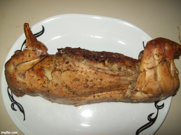 cooked rabbit | image tagged in cooked rabbit | made w/ Imgflip meme maker