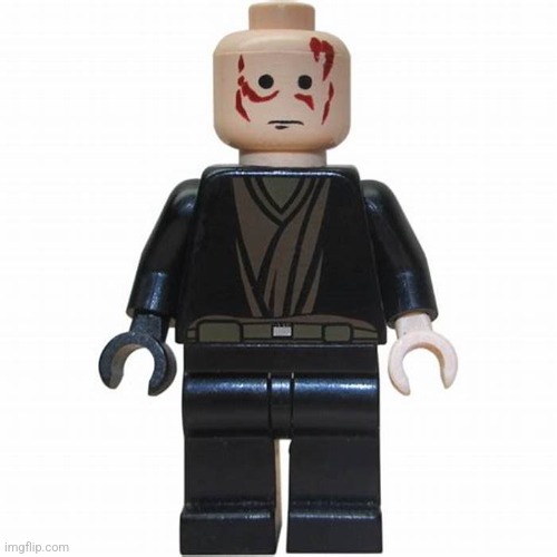 Burnt Lego Anakin | image tagged in burnt lego anakin | made w/ Imgflip meme maker