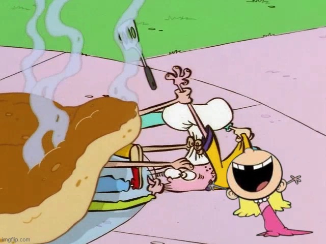 Lola Watches Eddy Getting Beaten Up | image tagged in the loud house,nickelodeon,pancake,cartoon network,ed edd n eddy,90s | made w/ Imgflip meme maker