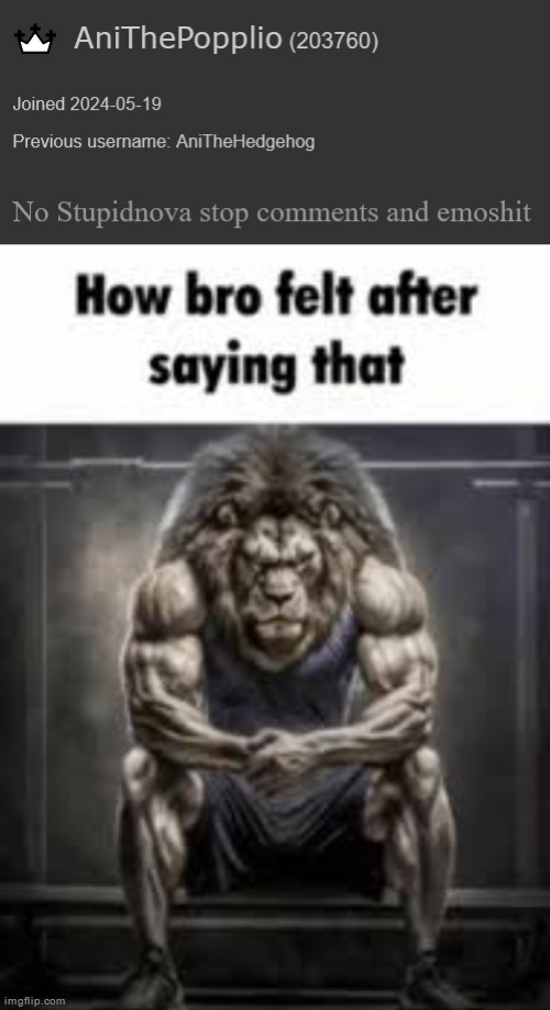 image tagged in how bro felt after saying that | made w/ Imgflip meme maker