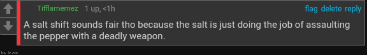 A salt | image tagged in out of context | made w/ Imgflip meme maker